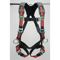 MSA (Mine Safety Appliances Co) 10105940 MSA Standard Size EVOTECH Full Body Harness With Back D-Ring, Quick-Connect Leg And Che